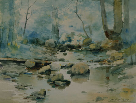 Charles Warren Eaton, ‘Rocks in a Stream’, 1888