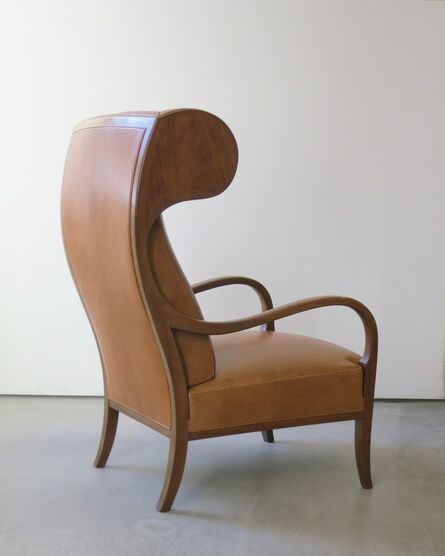 Frits Henningsen, ‘Unusual Wingback Chair, with sweeping arms and curved headrests’, 1940