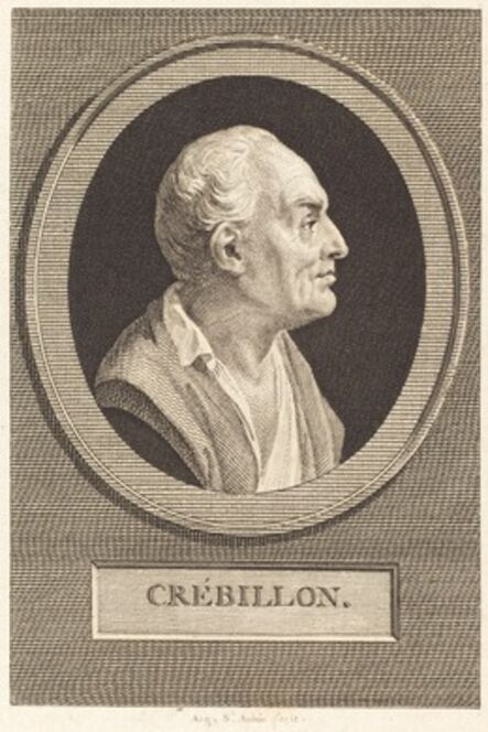 Augustin de Saint-Aubin, ‘Prosper Jolyot de Crebillon’