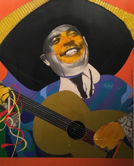 Romare Bearden, ‘Mexican Guitarist’, 1965-1970