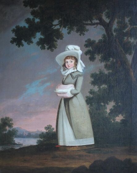 English School circa 1800, ‘Portrait of Mary Ann St Quintin’, ca. 1800