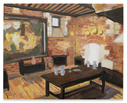 Karen Kilimnik, ‘Leonardo da Vinci's last home - the dining hall’, 2014