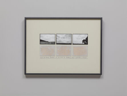 Michelle Stuart, ‘NW of Long Barrow, N of Road to Silbury Hill, Wiltshire’, 1980-1981