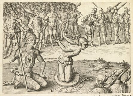 Theodor de Bry, ‘Admiranda narratio fida tamen, de commodis et incolarvm ritibvs Virginiae : nvper admodvm ab Anglis. . .’, 1590