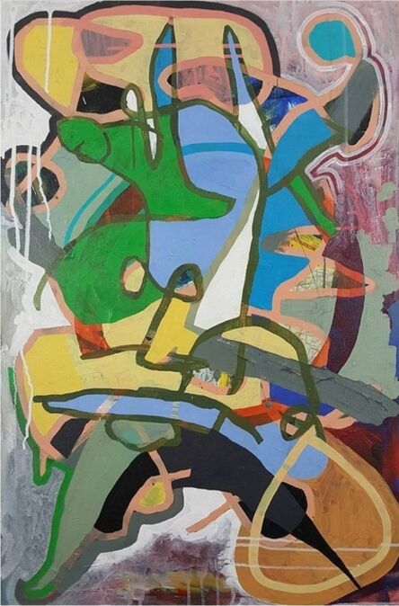 Aaron Young (b. 1981), ‘abstract THREE’, 2016