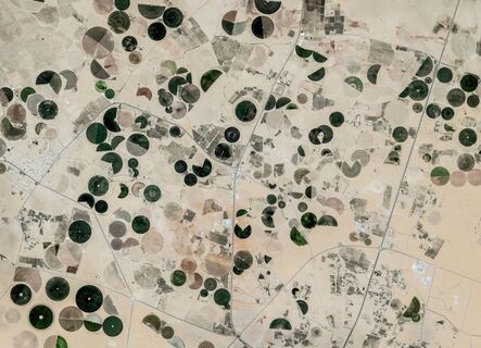 Edward Burtynsky, ‘Satellite Capture, Near Buraydah, Saudi Arabia’, 2018