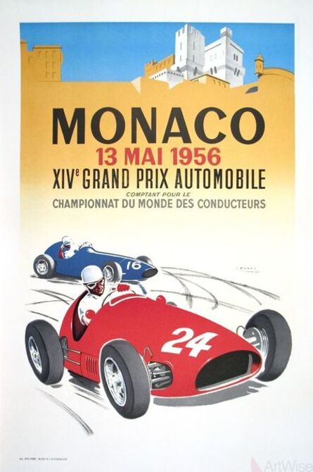 Jean Ramel, ‘Monaco Grand Prix 1956’, 1987
