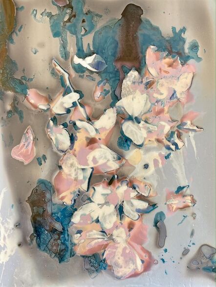 Judy Mauer, ‘Pink and Blue Bouquet’, 2021