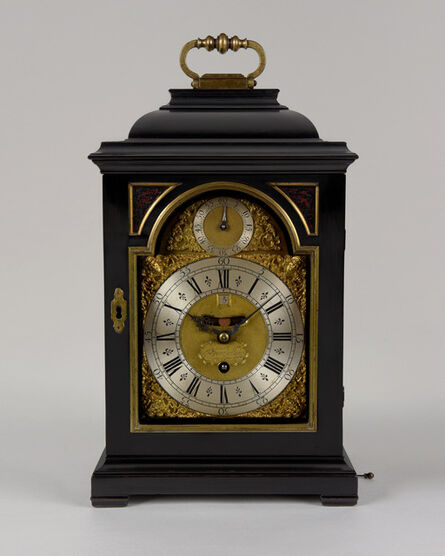 Quare & Horseman, ‘A fine George I period arched dial ebony veneered table clock by this eminent partnership.’, ca. 1718