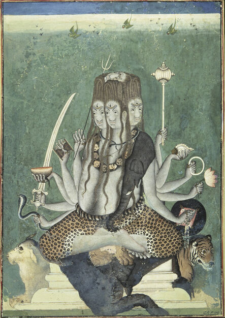‘The five-faced Shiva’, ca. 1730-40
