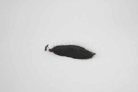Liliana Porter, ‘Forced Labor (black dust)’, 2007