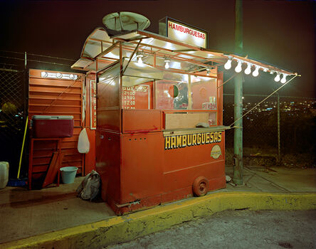 Jim Dow, ‘Carrito Selling Hamburgers, Miramar Progreso, Naucalpan, Mexico State, Mexcio’, 2006