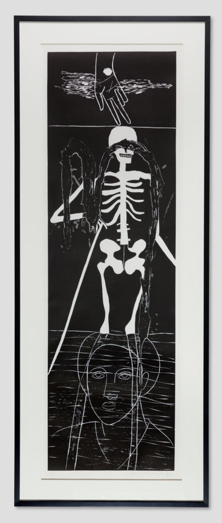 Mimmo Paladino, ‘Atlantico VI (Skeleton)’, 1987