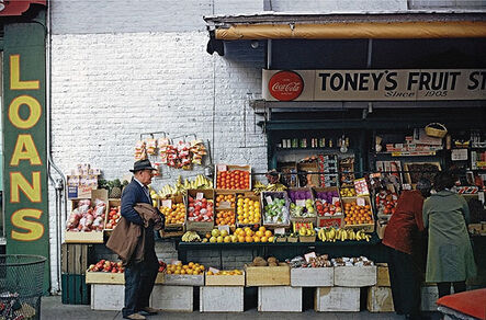 William Christenberry, ‘Fruitstand, Sidewalk, Memphis, Tennessee’, 1966