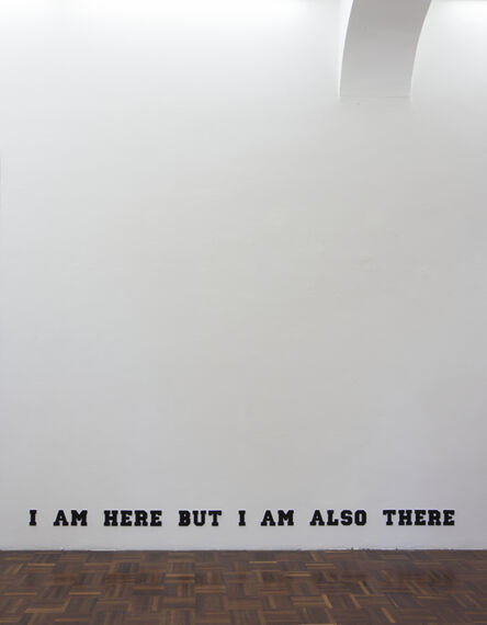 Ruth Proctor, ‘I am here but I am also there (Varsity Black)’, 2014