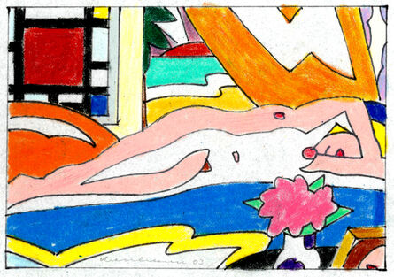 Tom Wesselmann, ‘Study for Sunset Nude with Mondrian’, 2003