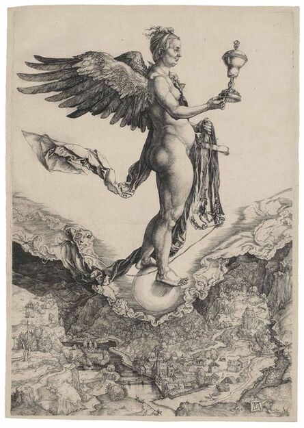 Albrecht Dürer, ‘Nemesis (B. 77; M., Holl. 72; S.M.S. 33)’, ca. 1501