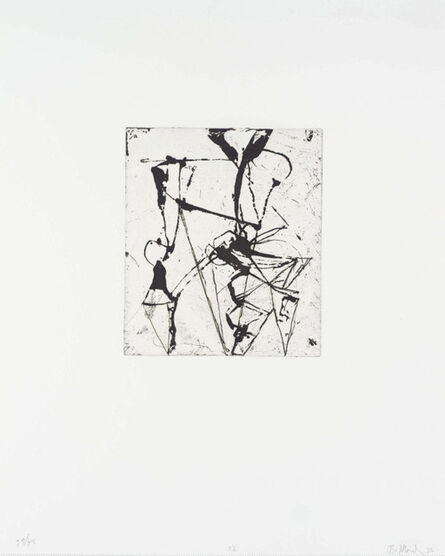 Brice Marden, ‘Etchings to Rexroth #12’, 1986