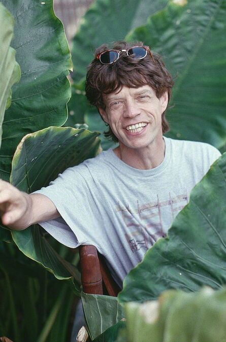 Slim Aarons, ‘Mick Jagger, Roving Stone’, 1989