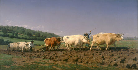 Rosa Bonheur, ‘Plowing in the Nivernais: the Dressing of the Vines’, 1849