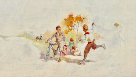 Haddon Sundblom, ‘Kids Flying a Kite, Magazine Advertisement, Cream of Wheat, 1926’, 1926