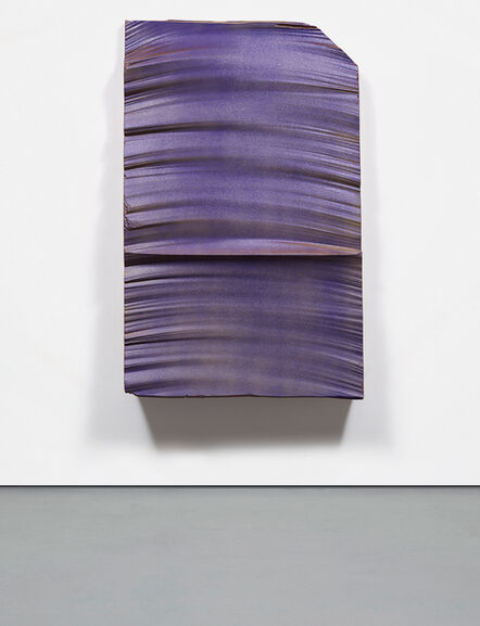 Piero Golia, ‘Intermission Painting #26 red to purple’, 2015