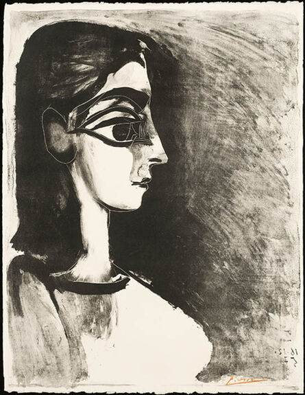 Pablo Picasso, ‘Buste de Profil’, December 16-1957