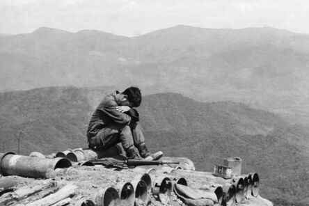Nick Ut, ‘A South Vietnamesse soldier rest at Hamburger Hill in 1969.’, 1969
