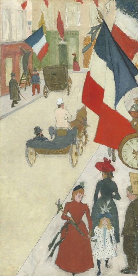 Pierre Bonnard, ‘Paris, Rue de Parme on Bastille Day’, 1890