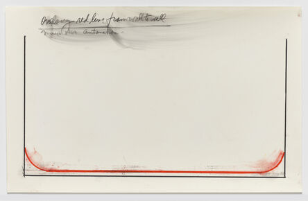 Stephen Antonakos, ‘One Long Red Line from Wall to Wall’, 1969
