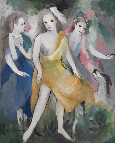 Marie Laurencin, ‘Les trois femmes au lévrier’, Unknown