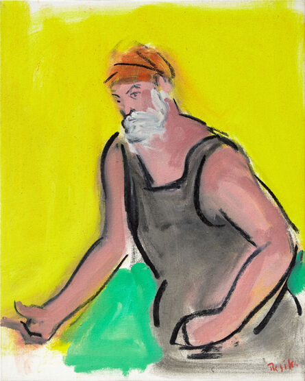 Paul Resika, ‘Self-Portrait (Red Bandana)’, 2003
