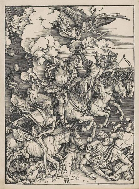 Albrecht Dürer, ‘The Four Horsemen of the Apocalypse, from: The Apocalypse (B. 64; M., Holl. 167; S.M.S. 115) ’, 1497-1498