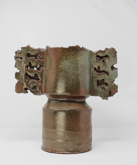 Colin Pearson, ‘Large winged speckled-brown vessel’, ca. 1970