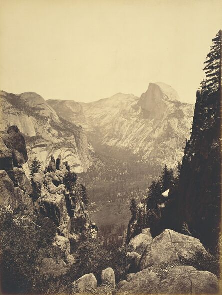 Carleton E. Watkins, ‘The Domes from Moran Point’, 1880