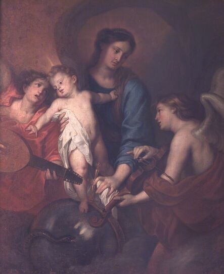 Anthony van Dyck, ‘ Madonna and Child with angel musicians’, XVII sec.