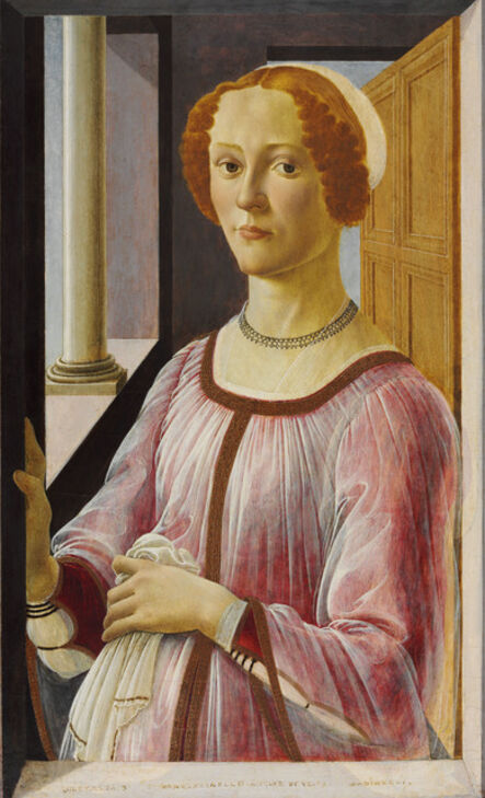 Sandro Botticelli, ‘Portrait of a Lady known as Smeralda Bandinelli’, 1470-1475