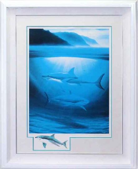 Robert Wyland, ‘Great White Sharks’, 1987
