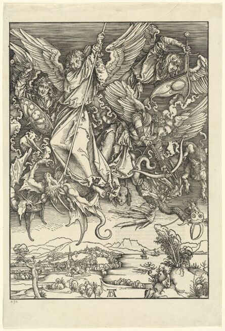 Albrecht Dürer, ‘Saint Michael Fighting the Dragon’, 1498