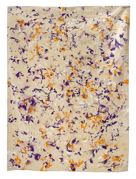 Futura, ‘WISTERIA (purple orange white’, 2022