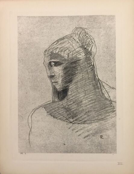 Odilon Redon, ‘Illustration from the series "Les Fleurs du Mal"’, 1923