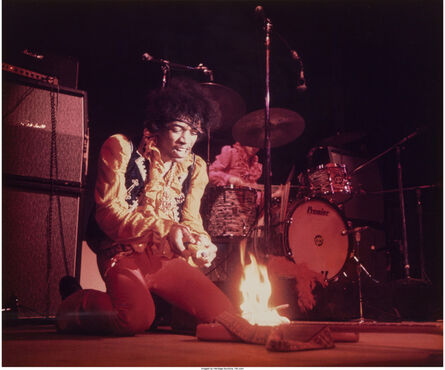 Jim Marshall, ‘Jimi Hendrix setting his guitar on fire’, 1967