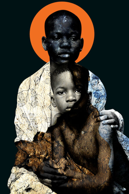 Louis Oke-Agbo, ‘`Suns of Africa' II’, 2020