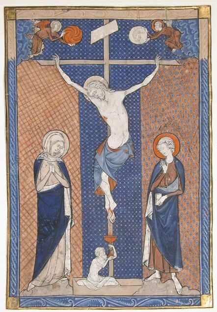 Unknown French, ‘Manuscript Leaf with the Crucifixion, from a Missal’, ca. 1270–1280