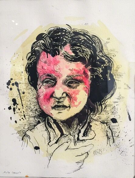 Molly Crabapple, ‘Syrian Girl Scarred by Barrel Bomb’, 2014