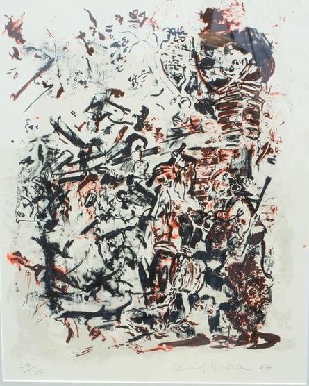 Cecily Brown, ‘Study after an election by William Hogarth’, 2004