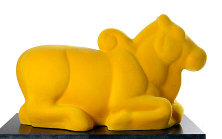 Arunkumar H. G., ‘Nandi in yellow’, 2008