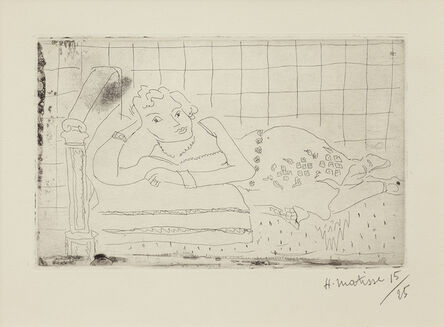 Henri Matisse, ‘Figure allongee sur un Lit d'Acajou’, 1929