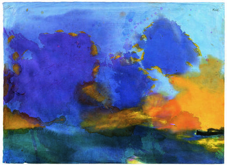 Emil Nolde, ‘Meer mit hellvioletter Wolke’, Undated