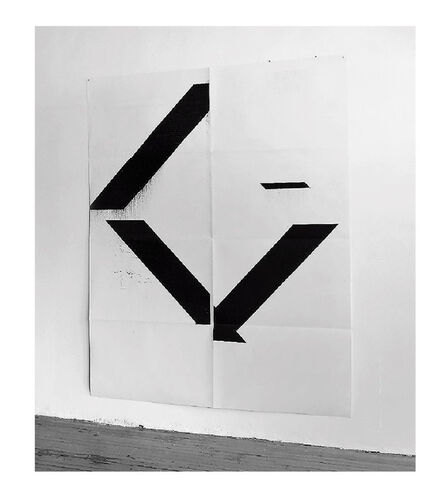 Wade Guyton, ‘"X" (Untitled, 2017, Epson Ultrachrome inkjet on linen), 84 x 69 in.’, ca. 2017